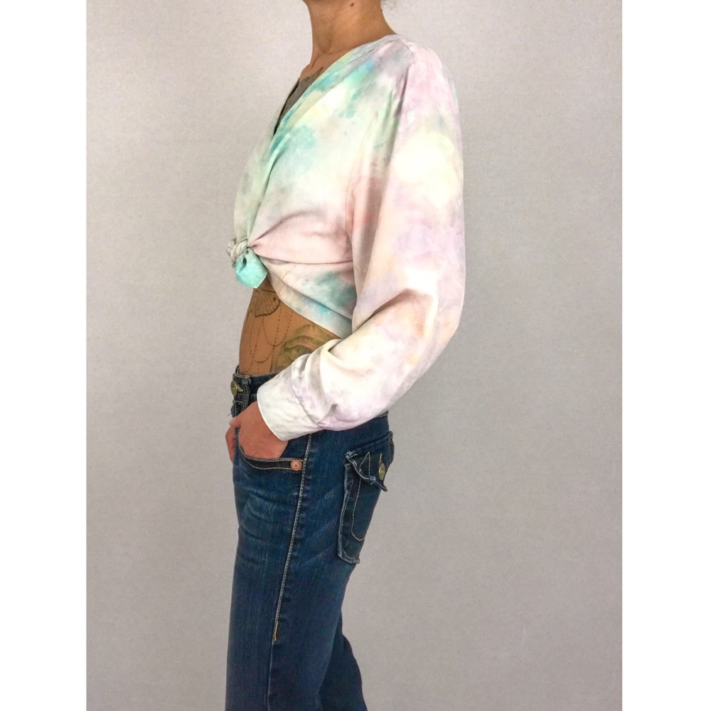 Vintage 💫 Hand-Dyed Blouse in Dreaming - Picture 12 of 15